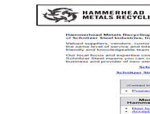 Tablet Screenshot of hammerheadrecycling.com
